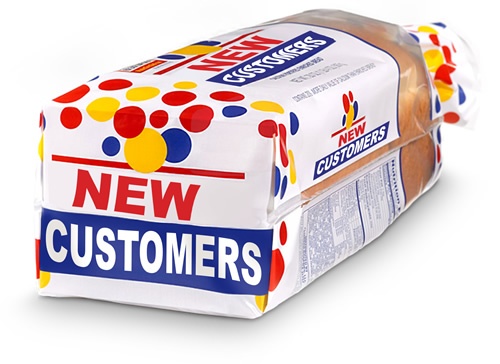 image of a loaf of bread that represents new customers