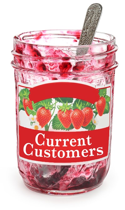 image of a jelly jar that represents customer retention