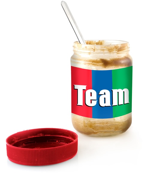 Jar of peanut butter representing internal customers in customer strategy
