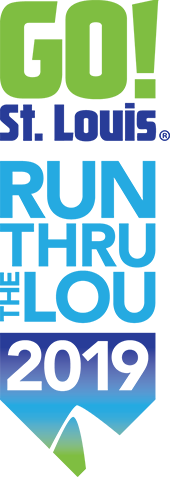 GO! St. Louis Run Thru the Lou 2019 logo