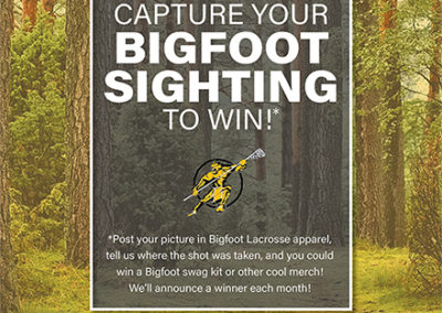 Bigfoot Lacrosse Social Media