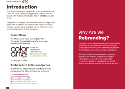 Color Art Brand Guide Intro