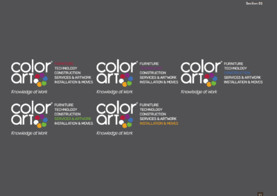 Color Art Brand Guide Logo Usage