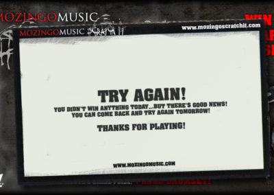 Mozingo Music Scratch It! Try Again Screen