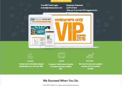 EyeCare Support VIP Landing Page
